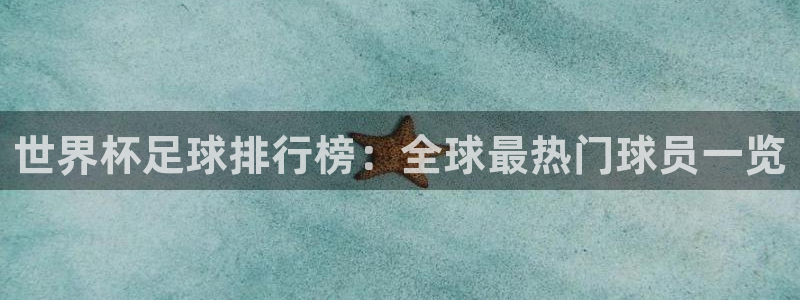 世界杯预选赛欧洲赛区赛程：世界杯足球排行榜：全球最热门球员一览